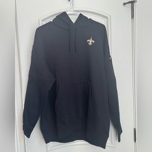 New Orleans Saints Black Nike Sideline Club Pullover Hoodie Sweatshirt NWT